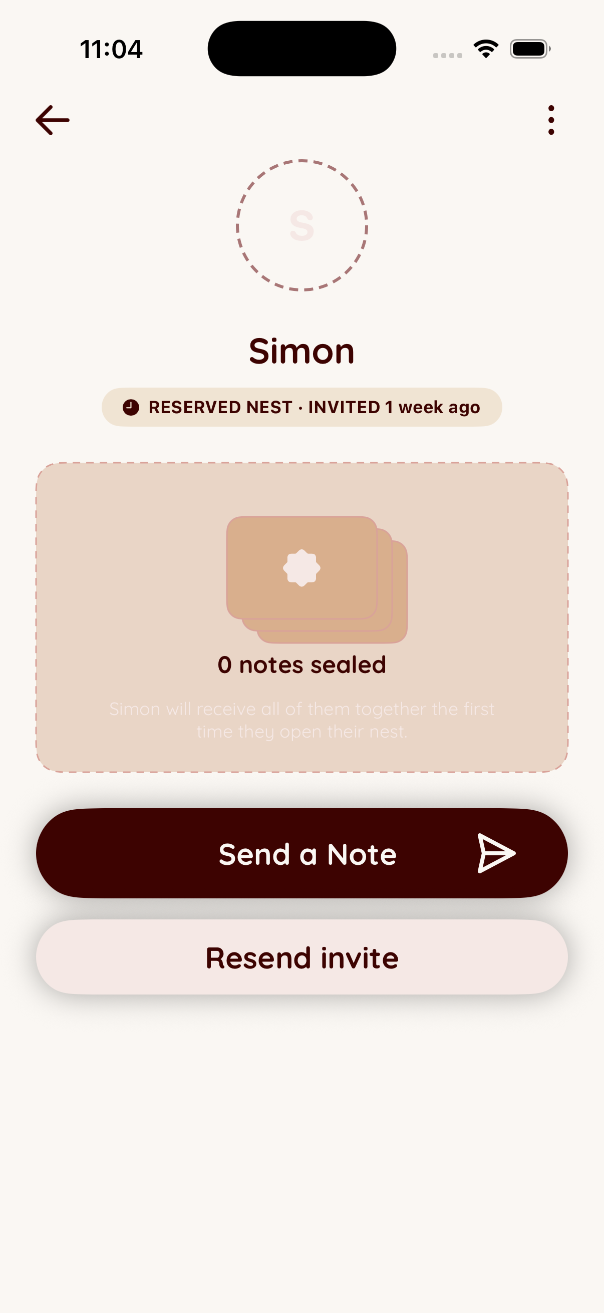 Invite a friend who isn't on TenderNest yet